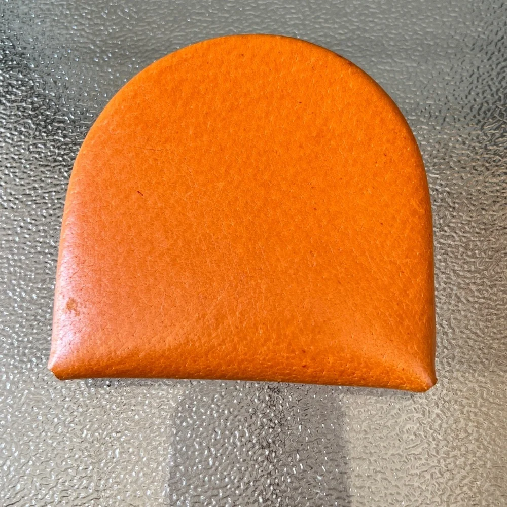 Vintage 50-60’s Caramel Leather Coin Wallet